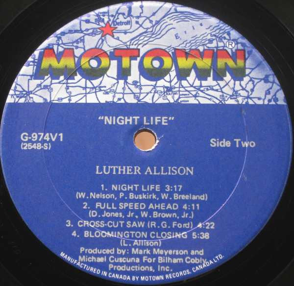 Luther Allison – Night Life - 1976 Original in Shrinkwrap!