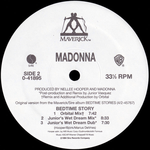 Madonna – Bedtime Story - 1985 US Original