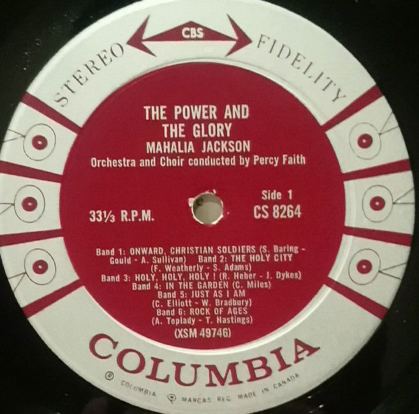 Mahalia Jackson with Percy Faith - The Power And The Glory -  1960 Original Pressing