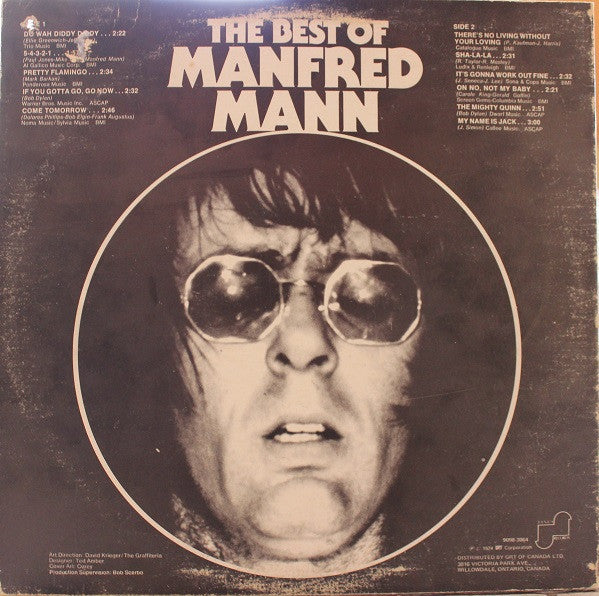 Manfred Mann – The Best Of Manfred Mann - 1974 Original
