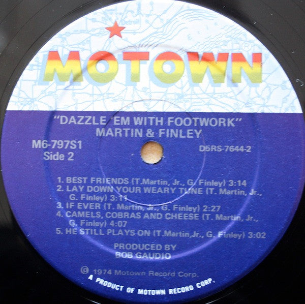Martin And Finley – Dazzle 'Em With Footwork -  1974 US Original -Sealed! - Vinyl Pursuit Inc