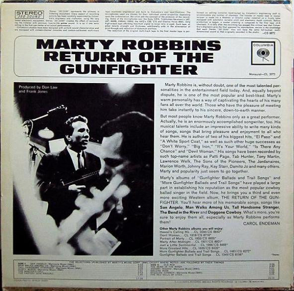Marty Robbins – The Return Of The Gunfighter