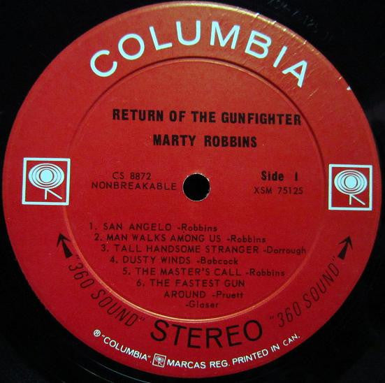 Marty Robbins – The Return Of The Gunfighter
