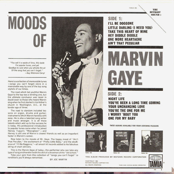 Marvin Gaye – Moods Of Marvin Gaye - 1966 US Original, Rare