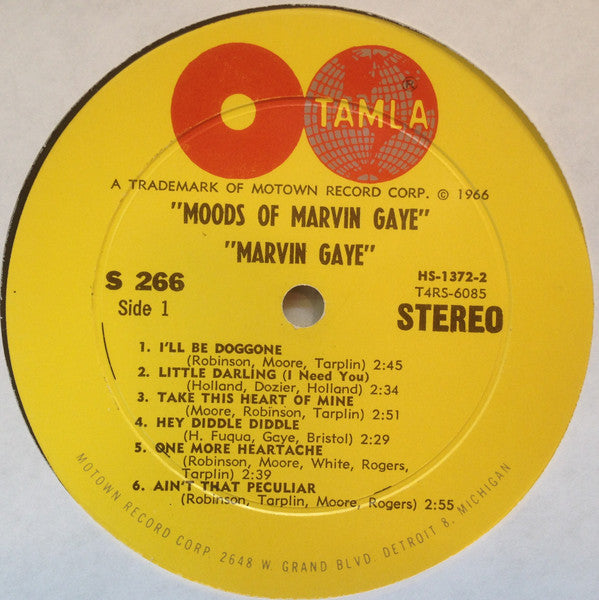 Marvin Gaye – Moods Of Marvin Gaye - 1966 US Original, Rare