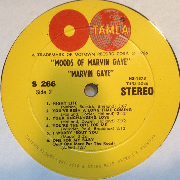 Marvin Gaye – Moods Of Marvin Gaye - 1966 US Original, Rare