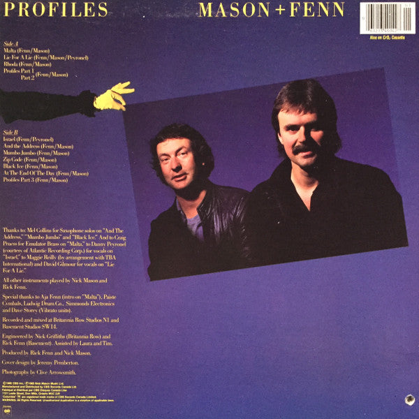 Mason & Fenn – Profile - 1985 Original Pressing