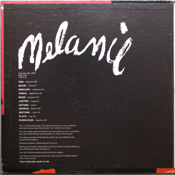 Melanie – Born To Be US Pressing