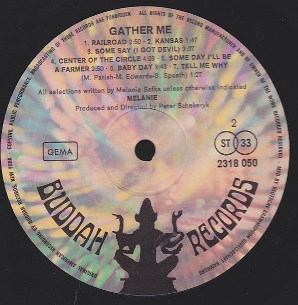 Melanie – Gather Me - 1971 German Pressing