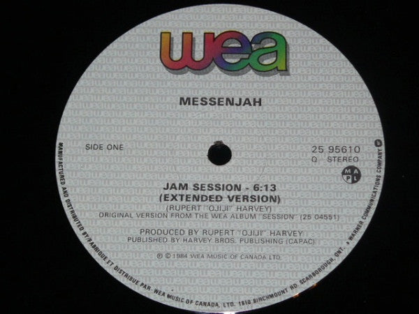 Messenjah – Jam Session - 1984