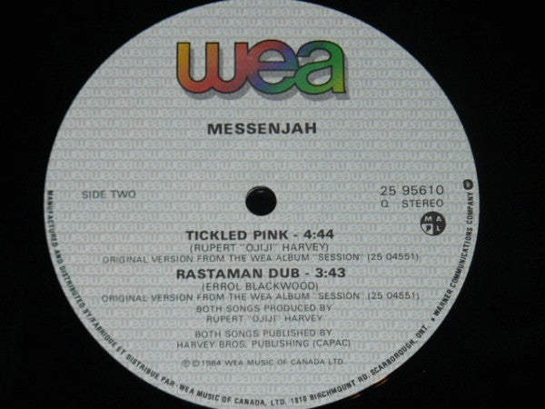 Messenjah – Jam Session - 1984