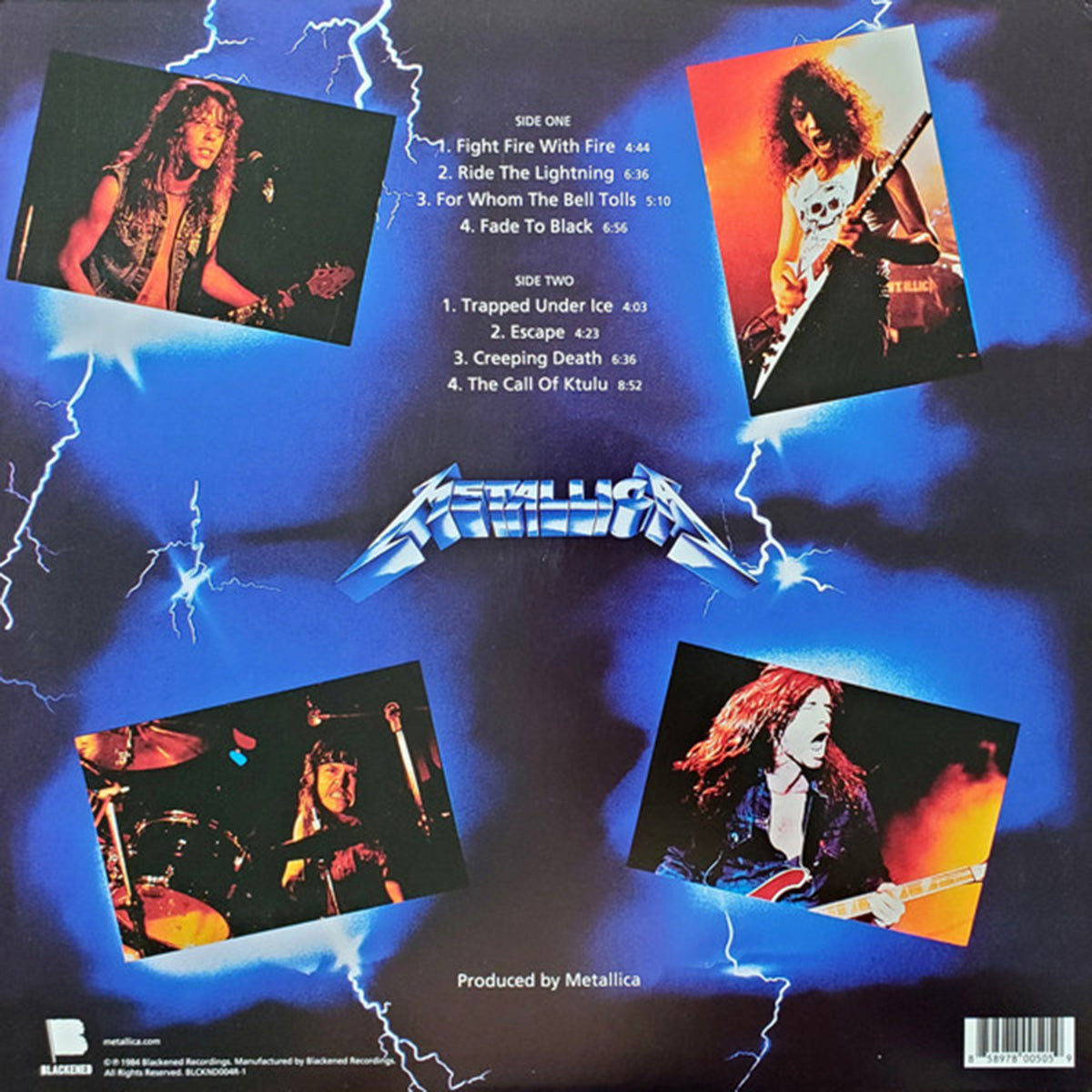 Metallica – Ride The Lightning - US Pressing - Sealed, Remastered VinylPursuit.com