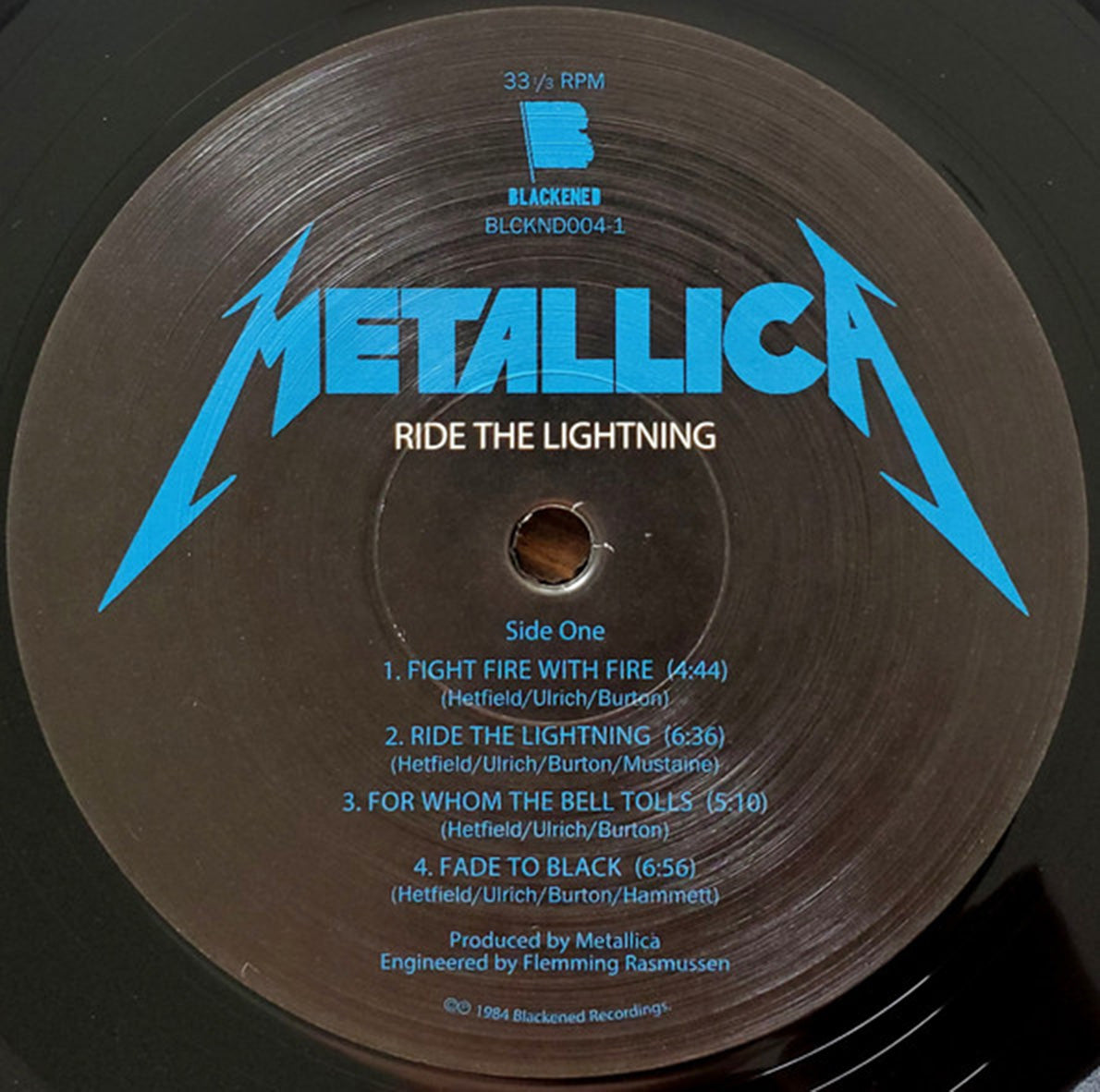 Metallica – Ride The Lightning - US Pressing - Sealed, Remastered VinylPursuit.com