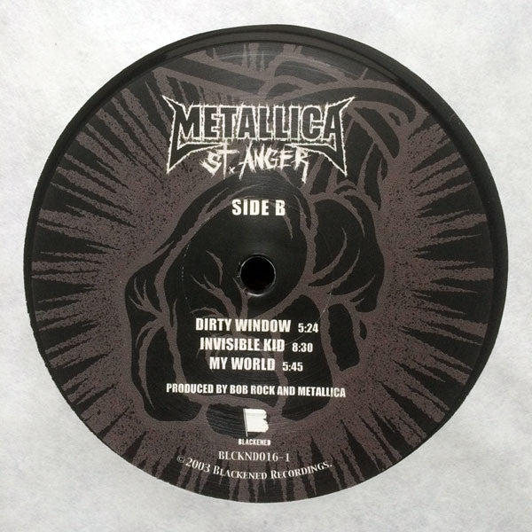 Metallica St. Anger US Pressing Vinyl Pursuit Inc