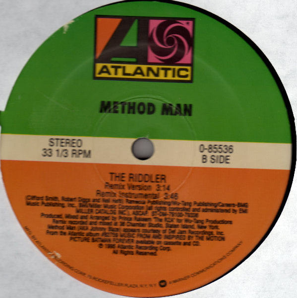 Method Man – The Riddler - US 1995 Original in Shrinkwrap!