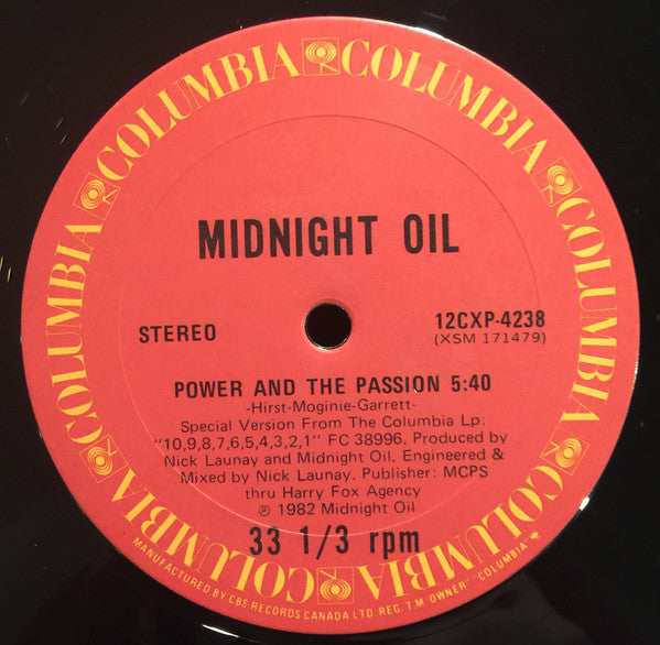 Midnight Oil – Power And The Passion