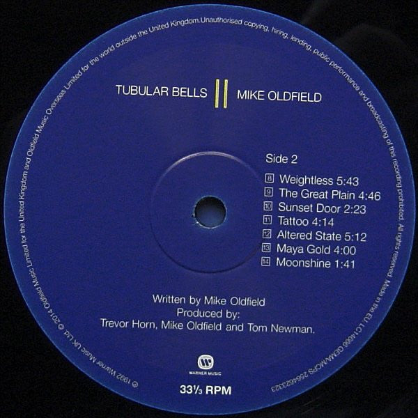 Mike Oldfield – Tubular Bells II - 180gm Pressing - Vinyl Pursuit Inc