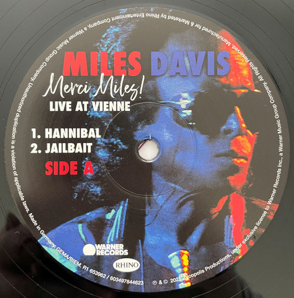Miles Davis – Merci Miles! (Live At Vienne) Worldwide - In Shrinkwrap!