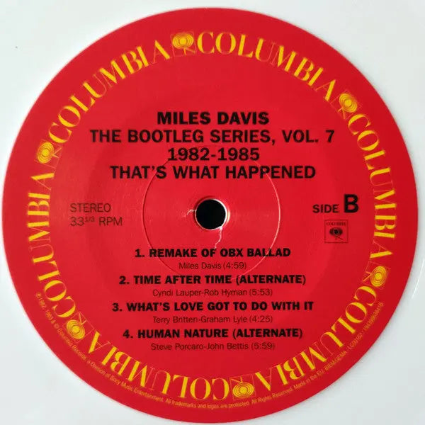 Miles Davis – That's What Happened 1982-1985 -  In Shrinkwrap, White Vinyl Vinyl Pursuit Inc