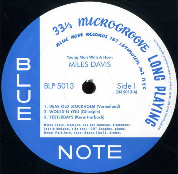 Miles Davis – Young Man With A Horn - US Mono Blue Note in Shrinkwrap