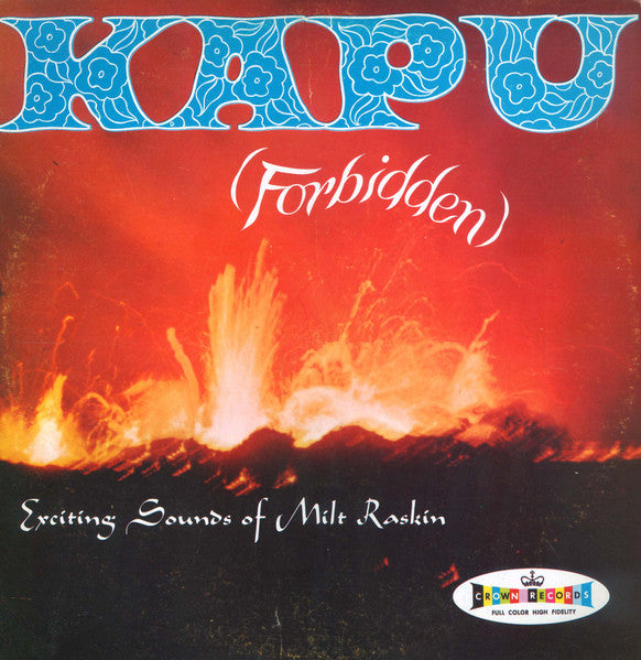 Milt Raskin – Kapu (Forbidden) - 1959 RED VINYL US Pressing!