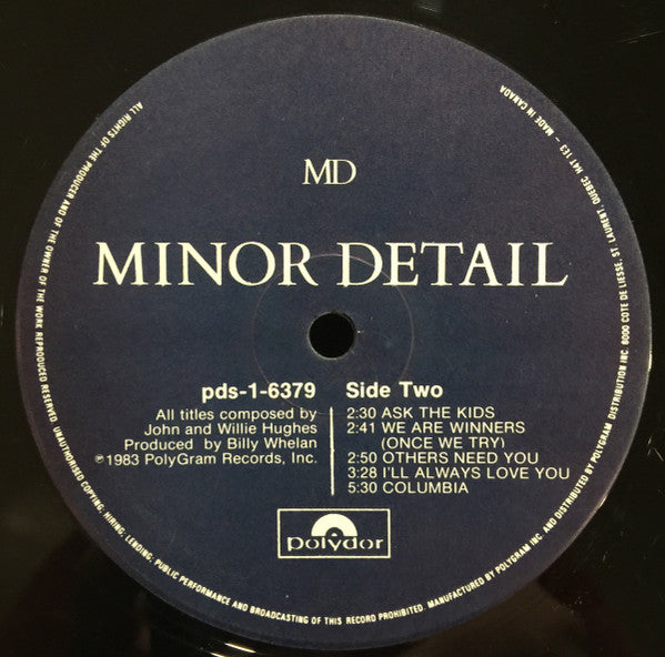 Minor Detail – Minor Detail - 1983 Original