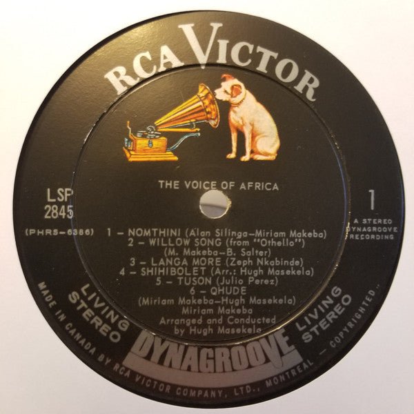 Miriam Makeba – The Voice Of Africa - 1964 Original, Bargain! - Vinyl Pursuit Inc