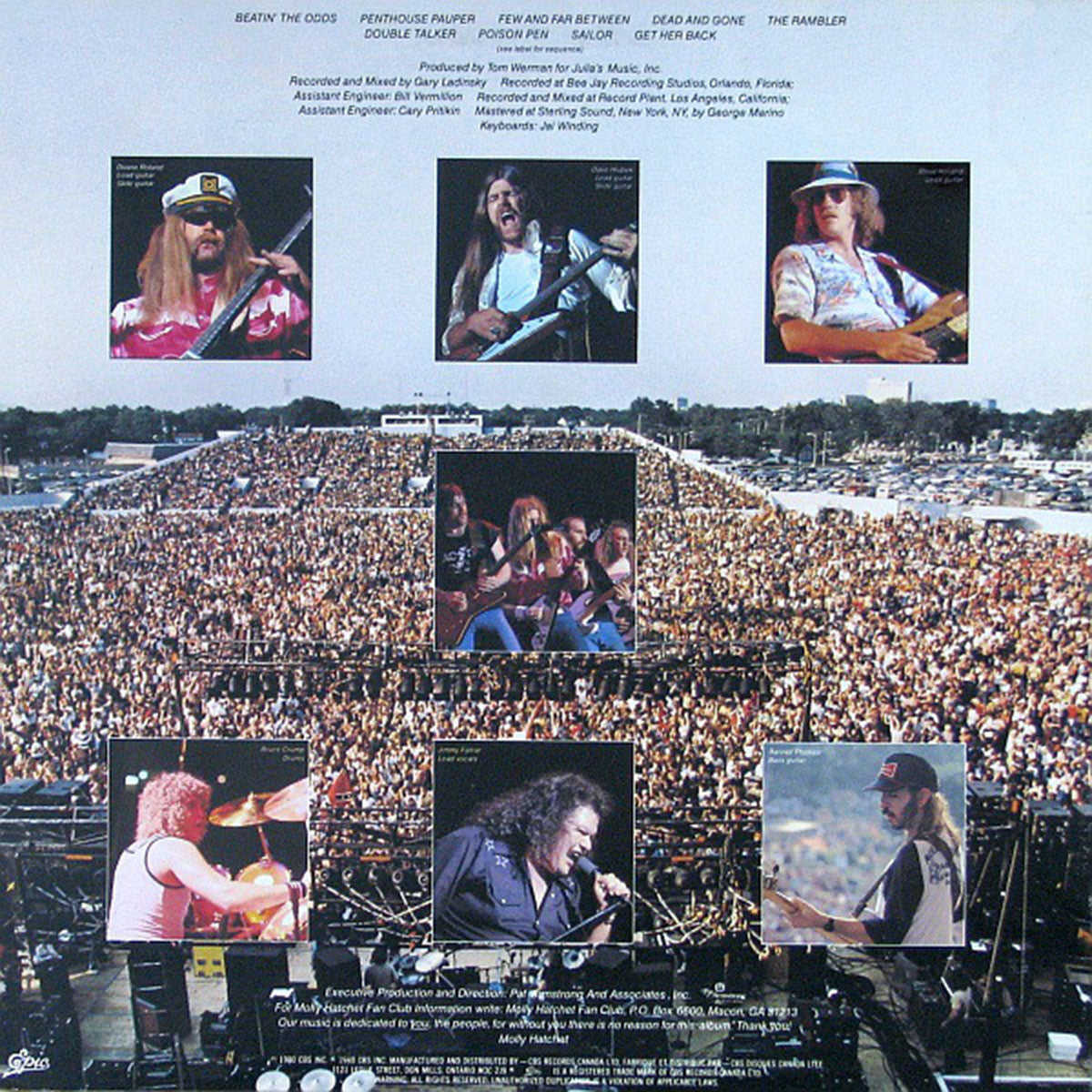 Molly Hatchet – Beatin' The Odds - 1980 Original! VinylPursuit.com