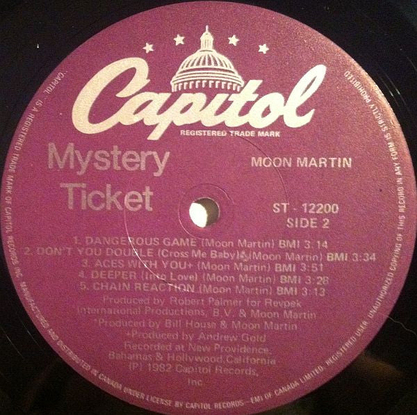 Moon Martin – Mystery Ticket