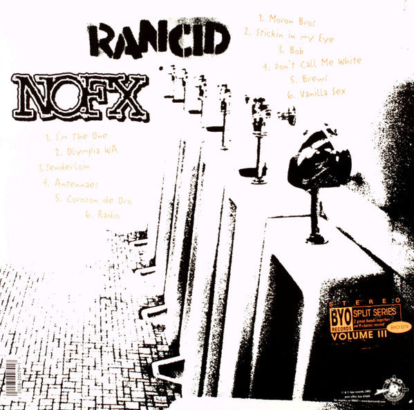 NOFX / Rancid – BYO Split Series / Volume III - 2002 Original, Rare!