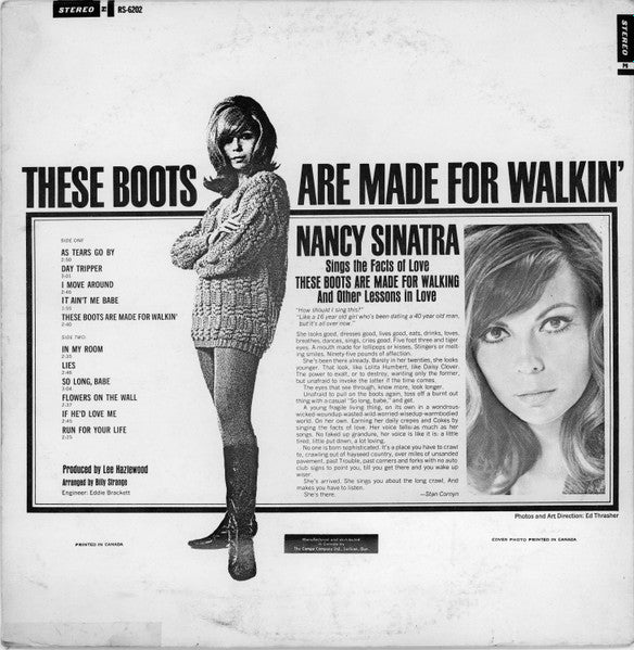 Nancy Sinatra – Boots - 1966 Original in Shrinkwrap!