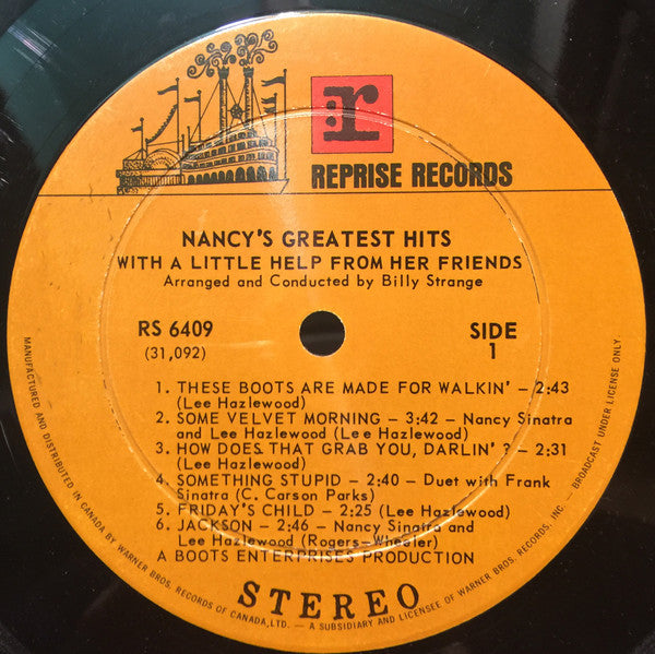 Nancy Sinatra – Nancy's Greatest Hits - 1970 Original in Shrinkwrap!