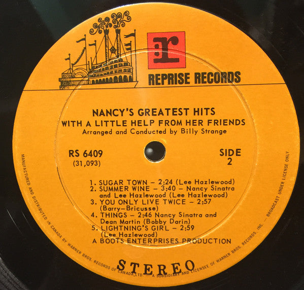 Nancy Sinatra – Nancy's Greatest Hits - 1970 Original in Shrinkwrap!