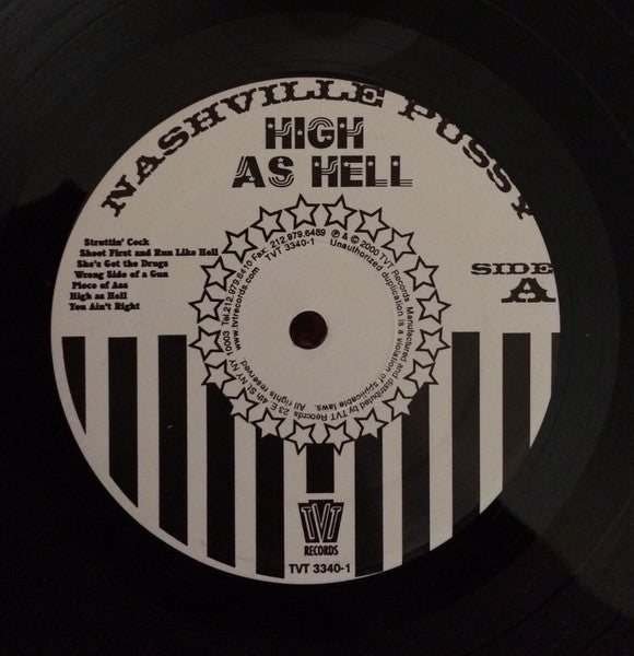 Nashville Pussy – High As Hell - 2000 Original - Vinyl Pursuit Inc