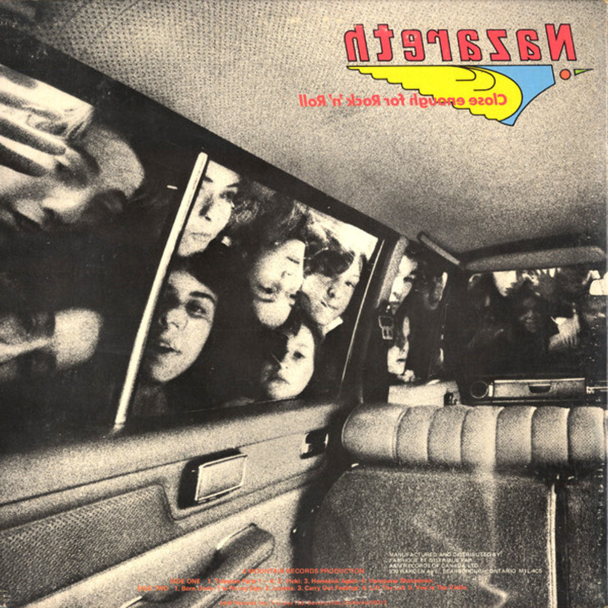 Nazareth – Close Enough For Rock 'N' Roll Vinyl Pursuit Inc
