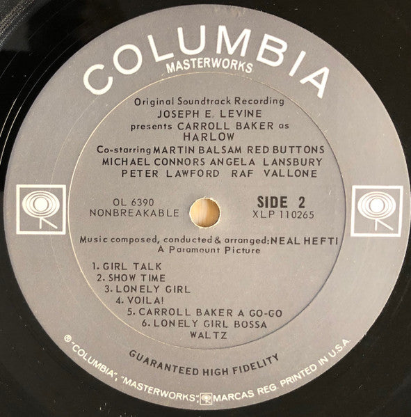 Neal Hefti – Harlow (Music From The Score Of The Motion Picture)
