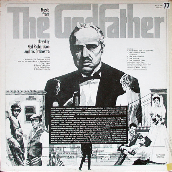 Neil Richardson And His Orchestra – Music From The Godfather UK Pressing
