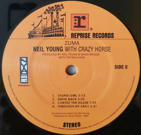 Neil Young With Crazy Horse - Zuma US 2015 Pressing