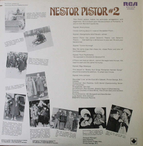 Nestor Pistor – Here We Go Again - Nestor Pistor #2 VinylPursuit.com