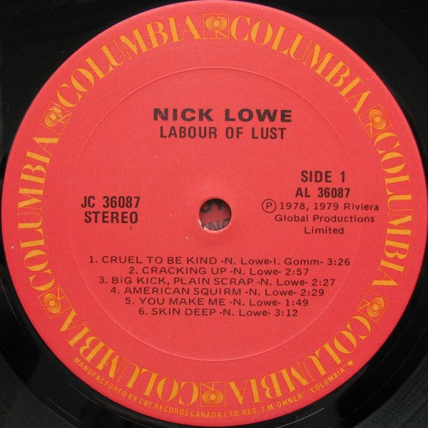 Nick Lowe – Labour Of Lust