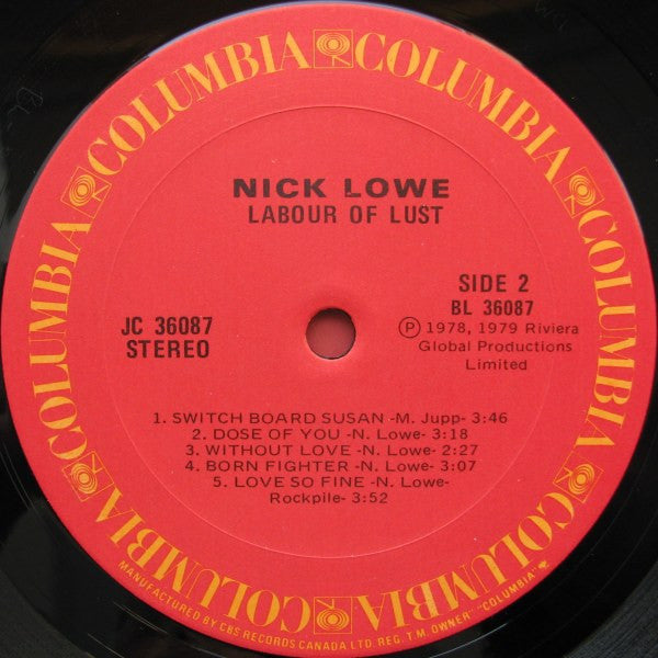 Nick Lowe – Labour Of Lust