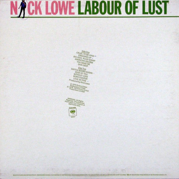 Nick Lowe – Labour Of Lust