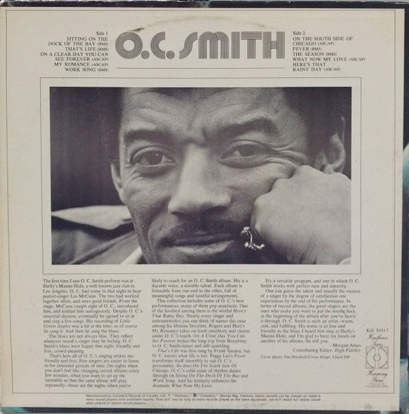 O.C. Smith – O.C. Smith - 1971 Original, Bargain! - Vinyl Pursuit Inc