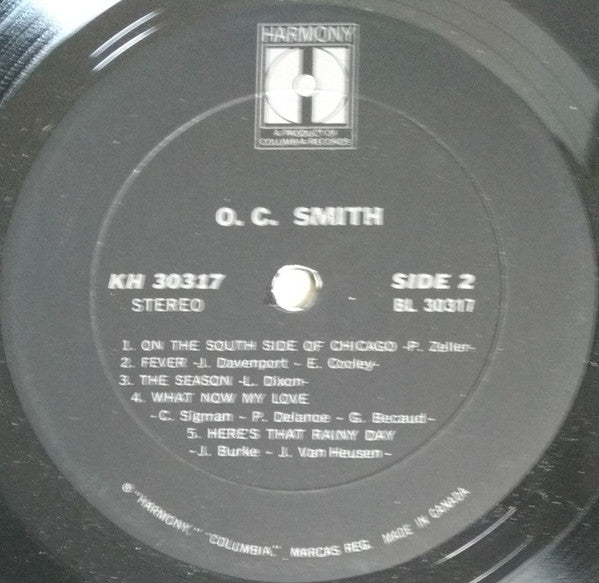 O.C. Smith – O.C. Smith - 1971 Original, Bargain! - Vinyl Pursuit Inc