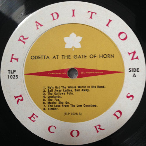Odetta – At The Gate Of Horn US Pressing