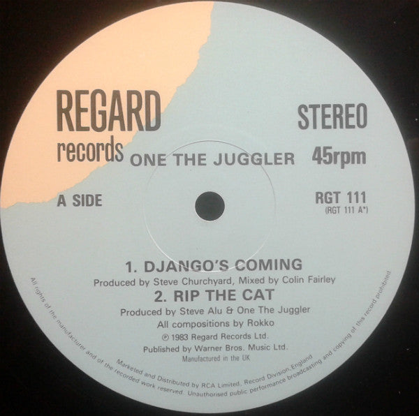 One The Juggler – Django's Coming UK Pressing