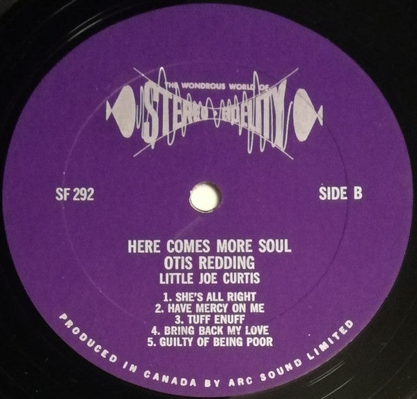 Otis Redding And Little Joe Curtis – Here Comes Some Soul From Otis Redding And Little