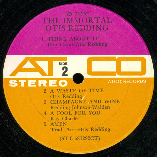 Otis Redding – The Immortal Otis Redding US Pressing