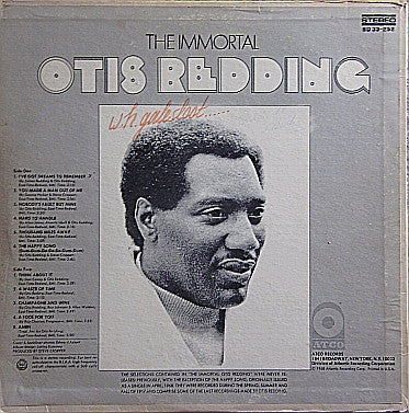 Otis Redding – The Immortal Otis Redding US Pressing