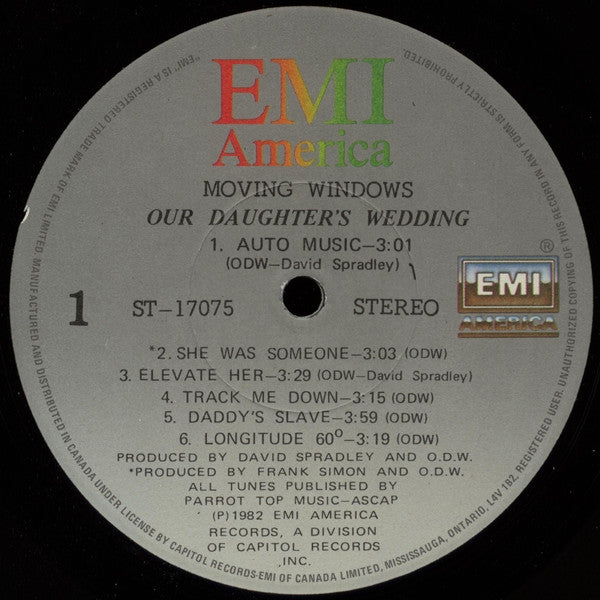 Our Daughters Wedding – Moving Windows - 1982 Original
